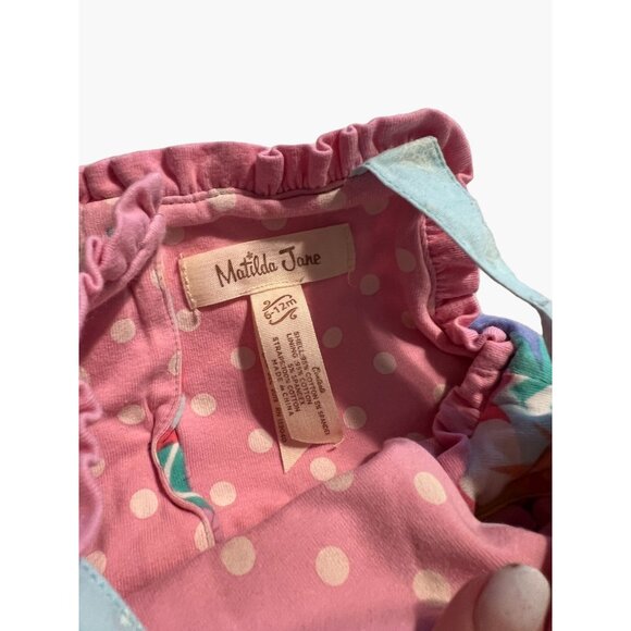 Matilda Jane Pineapple Bubble Romper With Matching Hat Size 6-12 months Excellen - Picture 6 of 7